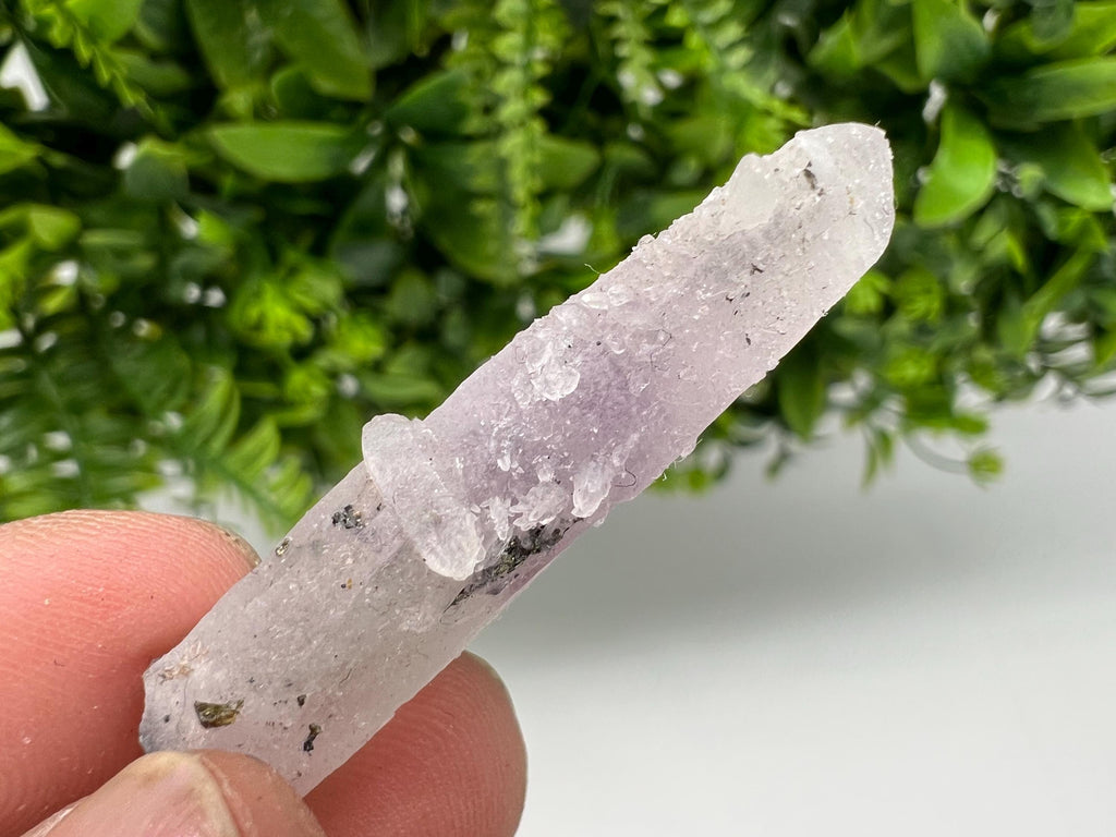 Amethyst Phantom Quartz with Chalcedony and Chlorite
