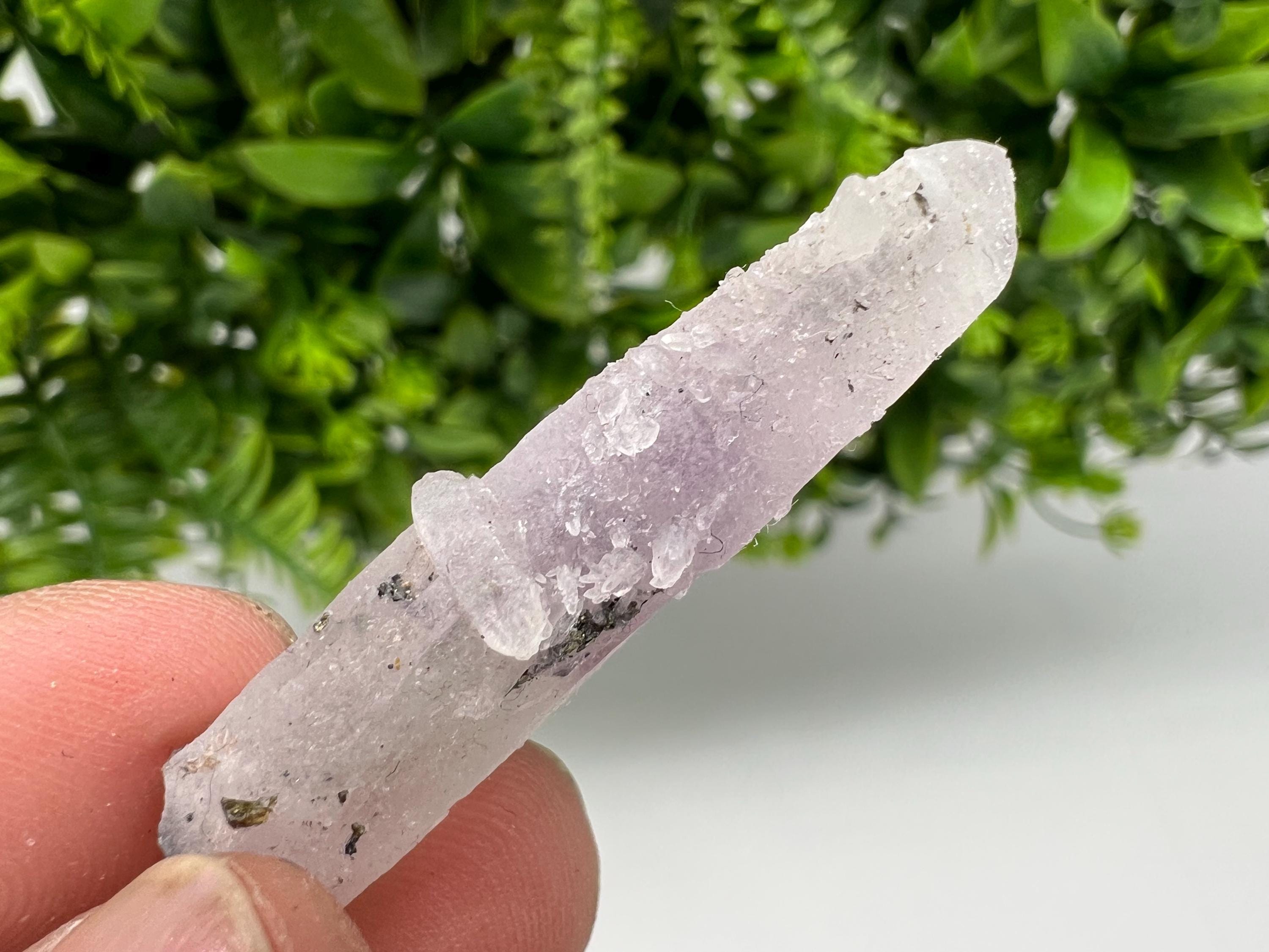 Amethyst Phantom Quartz with Chalcedony and Chlorite