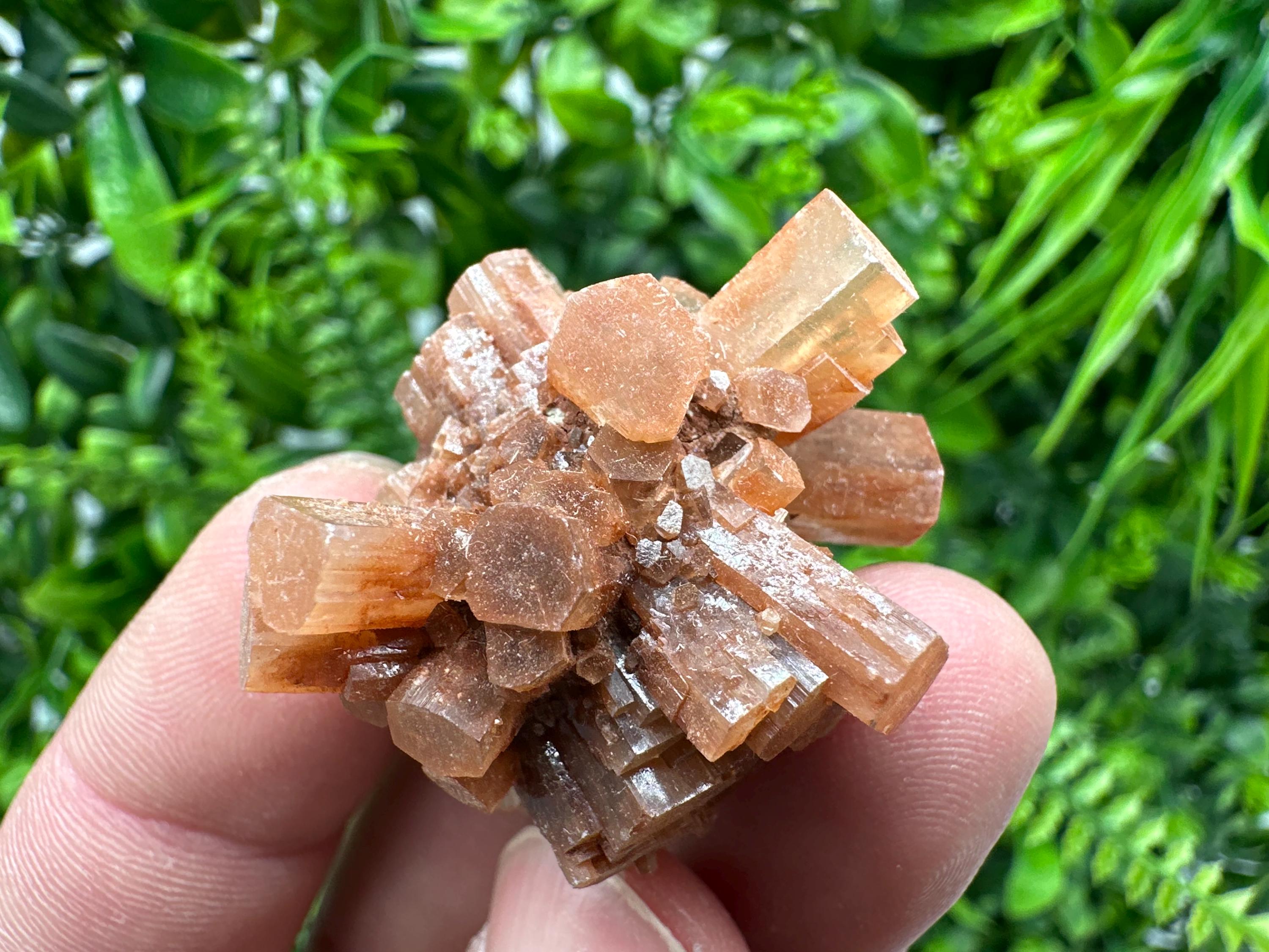 Moroccan Aragonite Sputnik Cluster: Raw Crystal Stone Decor