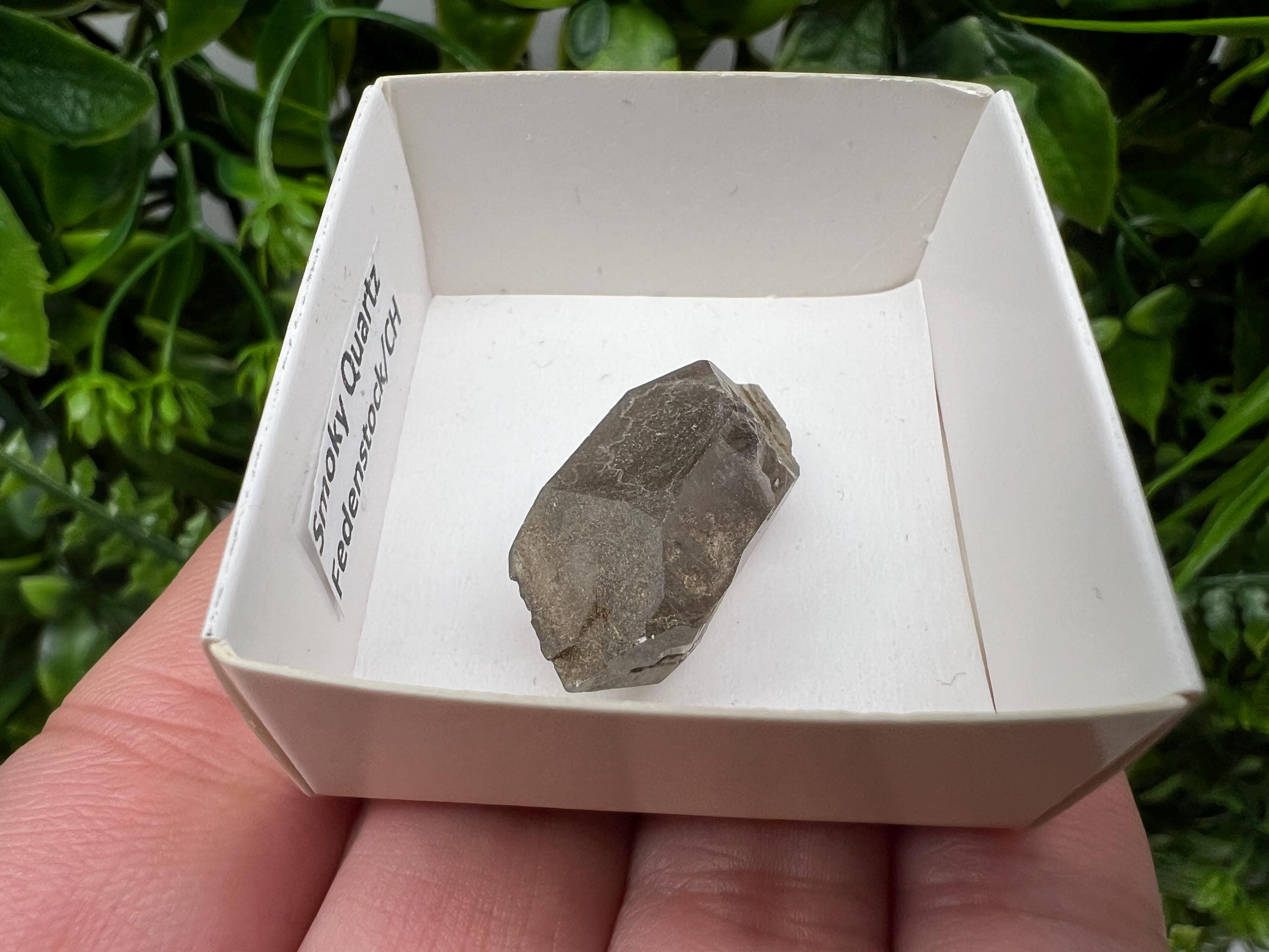Rare Smoky Quartz Point, Fedenstock Switzerland Mineral Specimen (25MM)