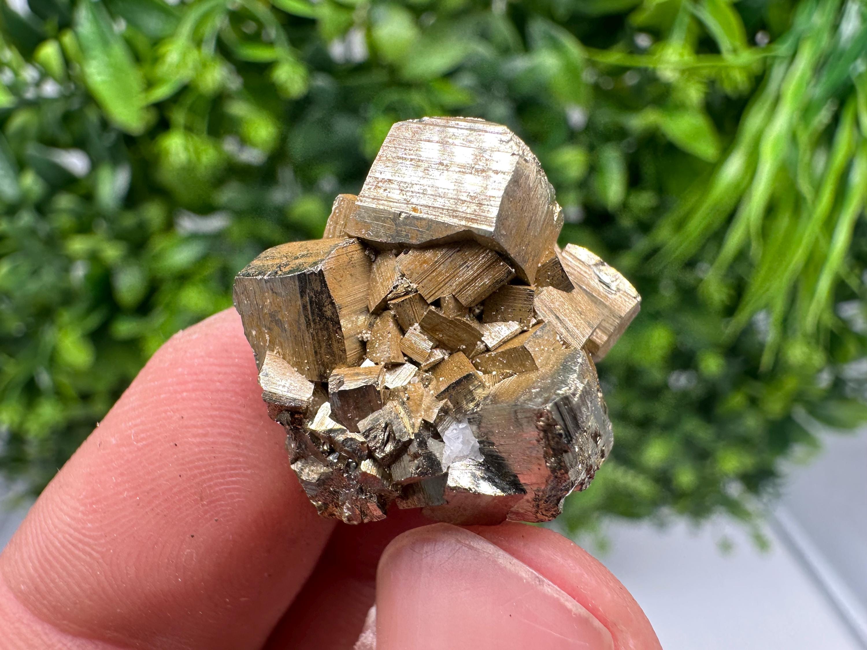 Wonderful Rainbow Pyrite whit Calcite,natural minerals souvenir Crystal,collection stone,rare minerals,home decor,Borieva Bulgaria