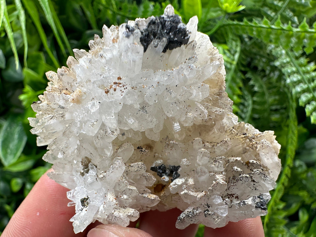 Quartz with Chalcopyrite and Sphalerite, Natural Minerals Home Decor Stone