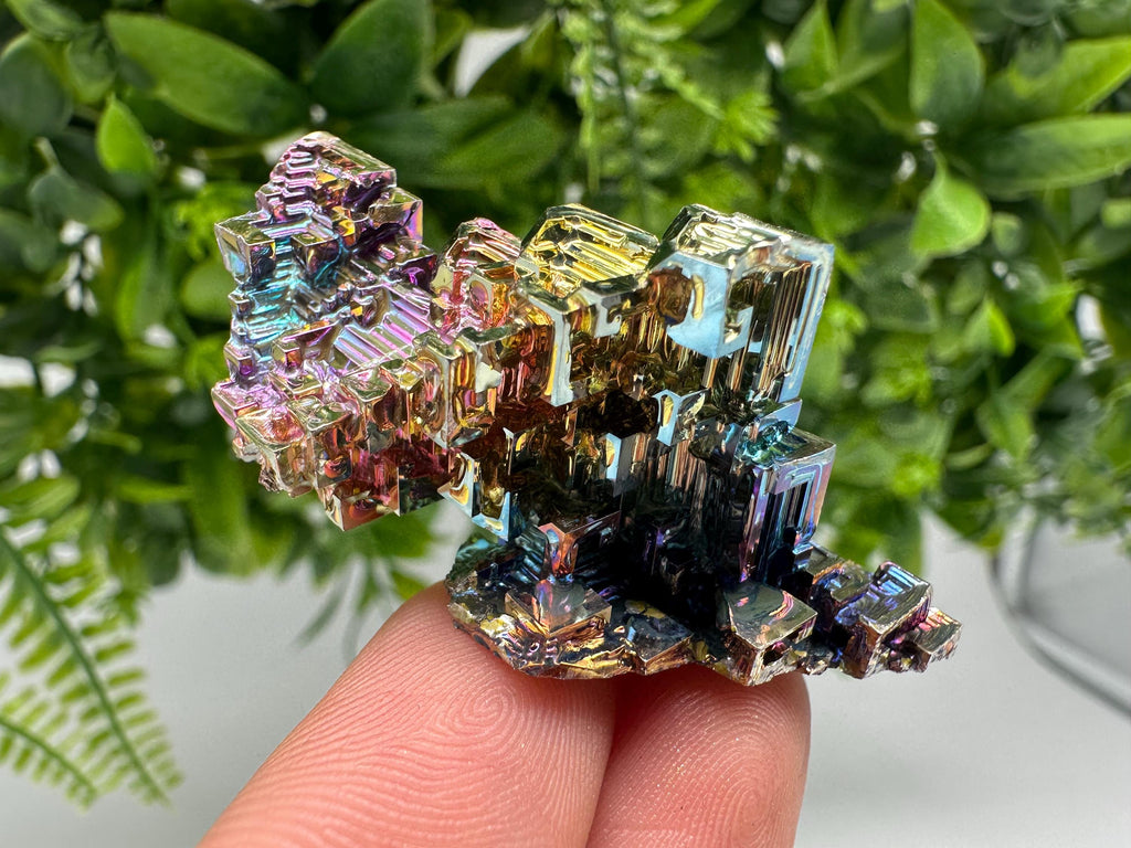 Rainbow Bismuth Crystal: Rare Gemstone Specimen,wholesale Bismuth