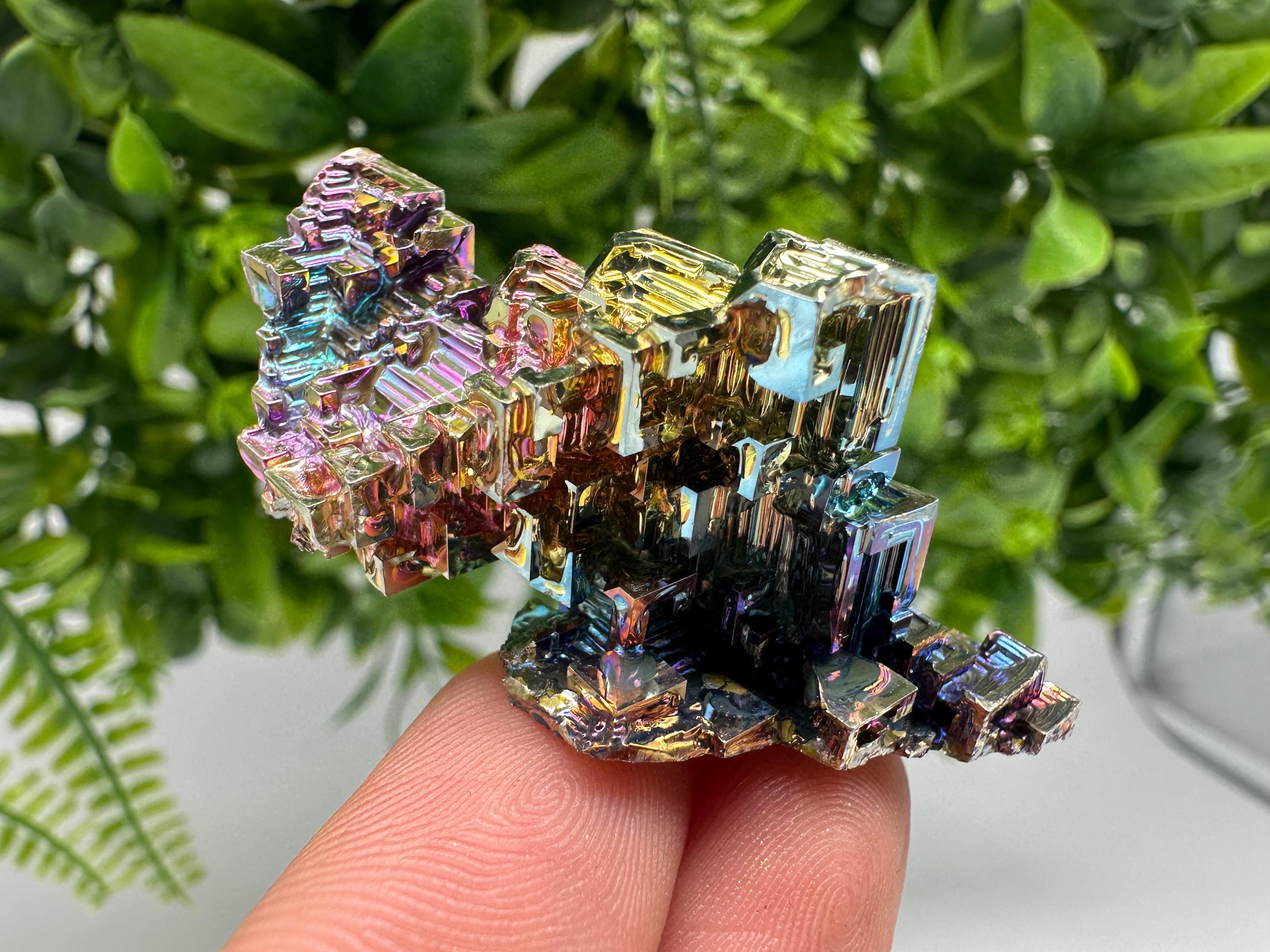 Rainbow Bismuth Crystal: Rare Gemstone Specimen,wholesale Bismuth