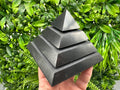 Polished Shungite Pyramid, Sacred Geometry, EMF Protection