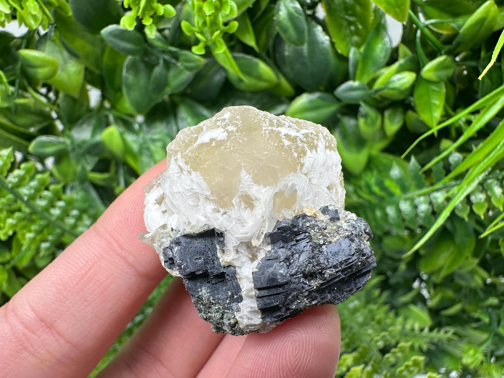 Calcite Galena Mineral Specimen: Bulgaria Home Decor Stone