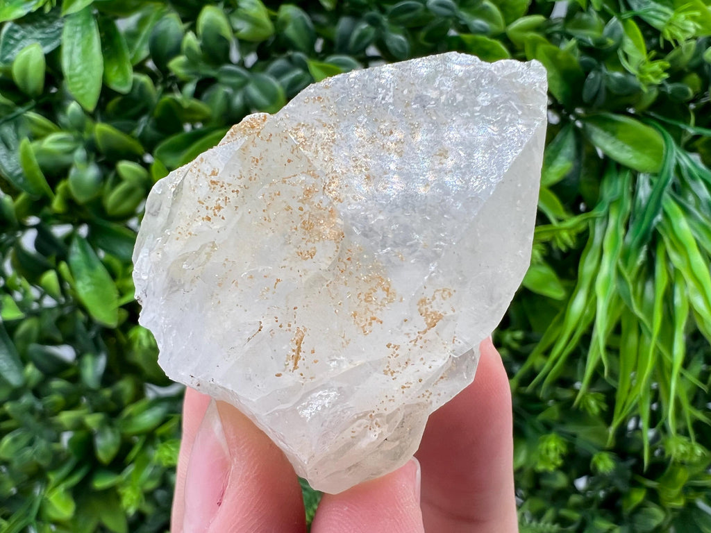 Quartz whit Brown Rhodochrosite from Djurcovo mine,Bulgaria,Quartz,Rhodochrosite cluster,natural mineral,collection crystal,mineral specimen