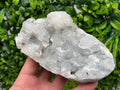 Transparent Apophyllite on Chalcedony, India Mineral Specimen