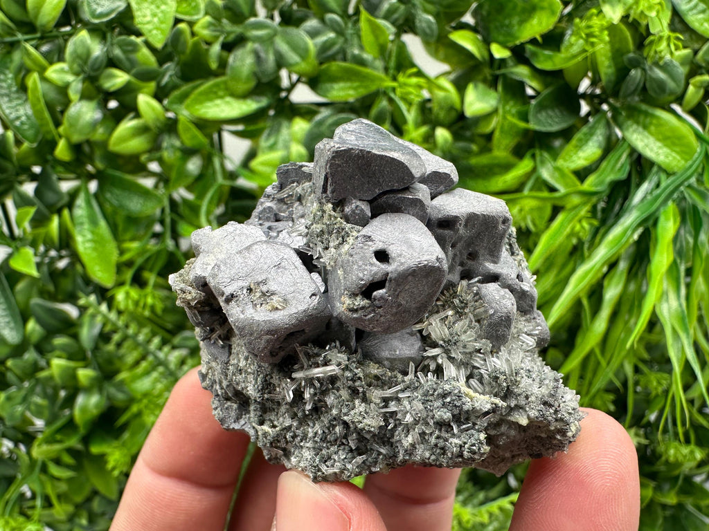 Wonderful shiny Galena on Quartz from Borieva mine,Bulgaria natural mineral,collection specimen,rare ceystal,gift,home decor stone,collect