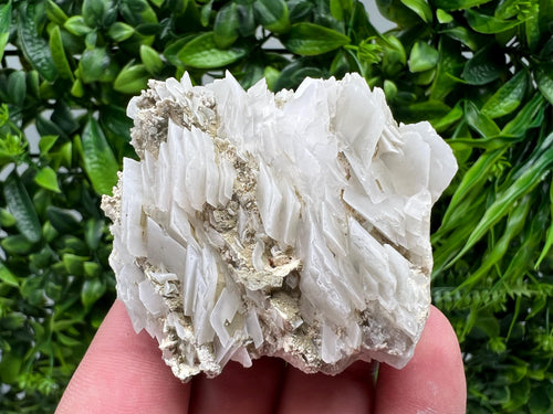 Calcite on Chalcedony Mineral Specimen, Bulgaria Home Decor Stone