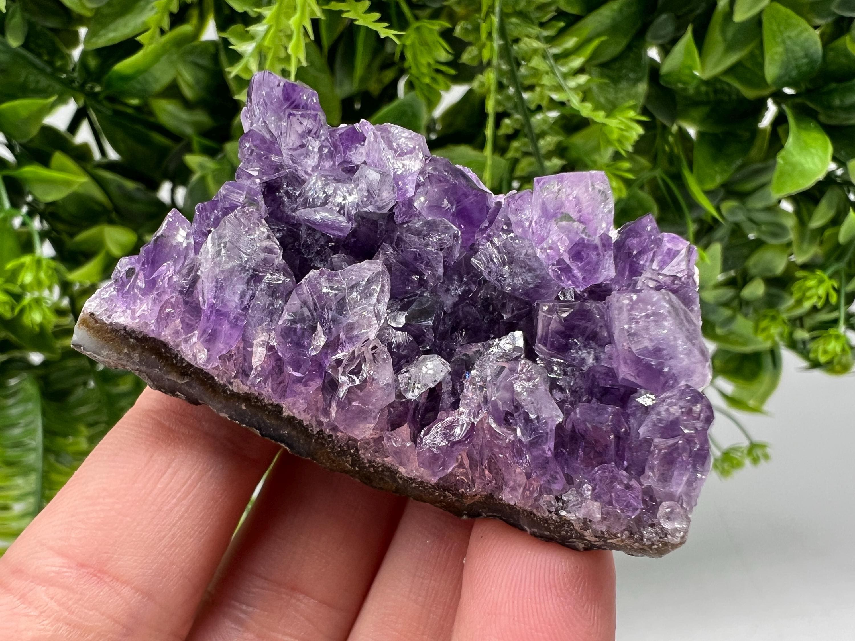 Natural Purple Amethyst Crystal, Uruguay Home Decor, 57 grams