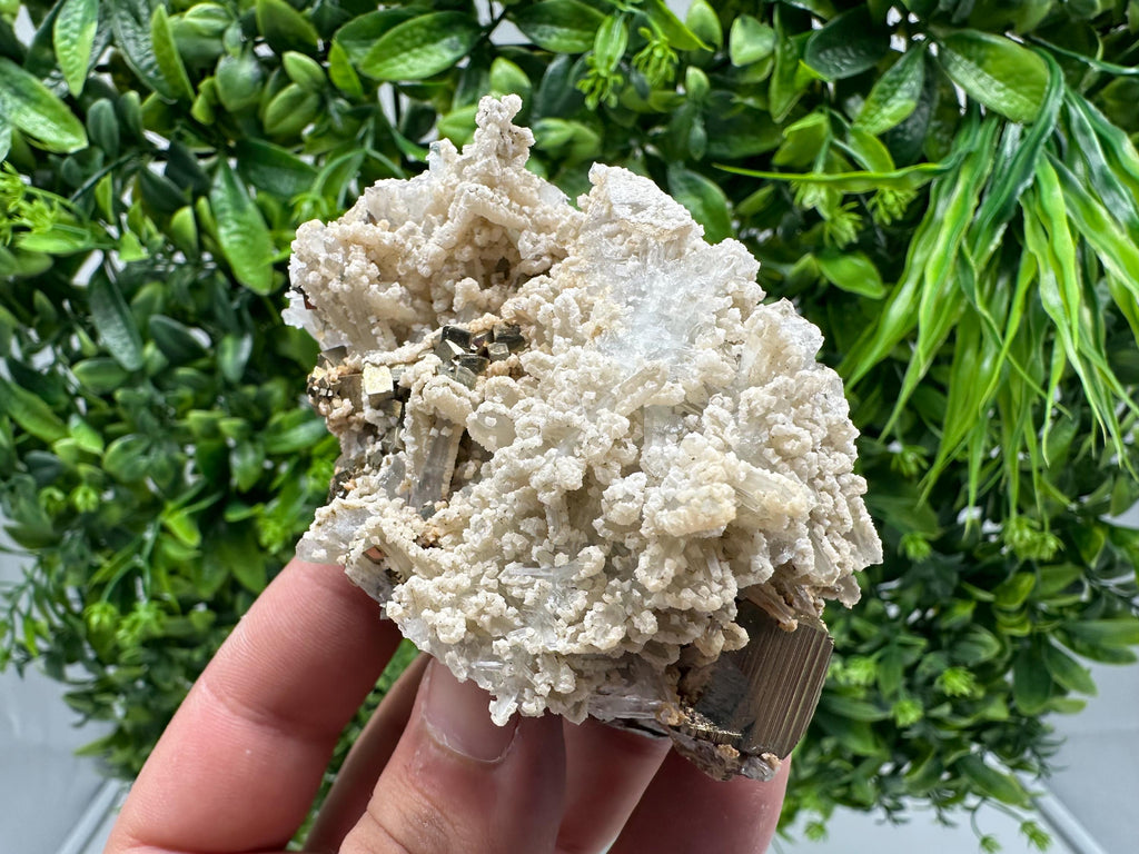 Wonderful Pyrite on Green Quartz,natural,collection mineral,gift,home decor stone,rare crystal,collection Borieva mine,Madan,Bulgaria