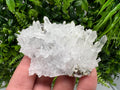 Transparent Chlorite Quartz Crystal Cluster - Madan, Bulgaria
