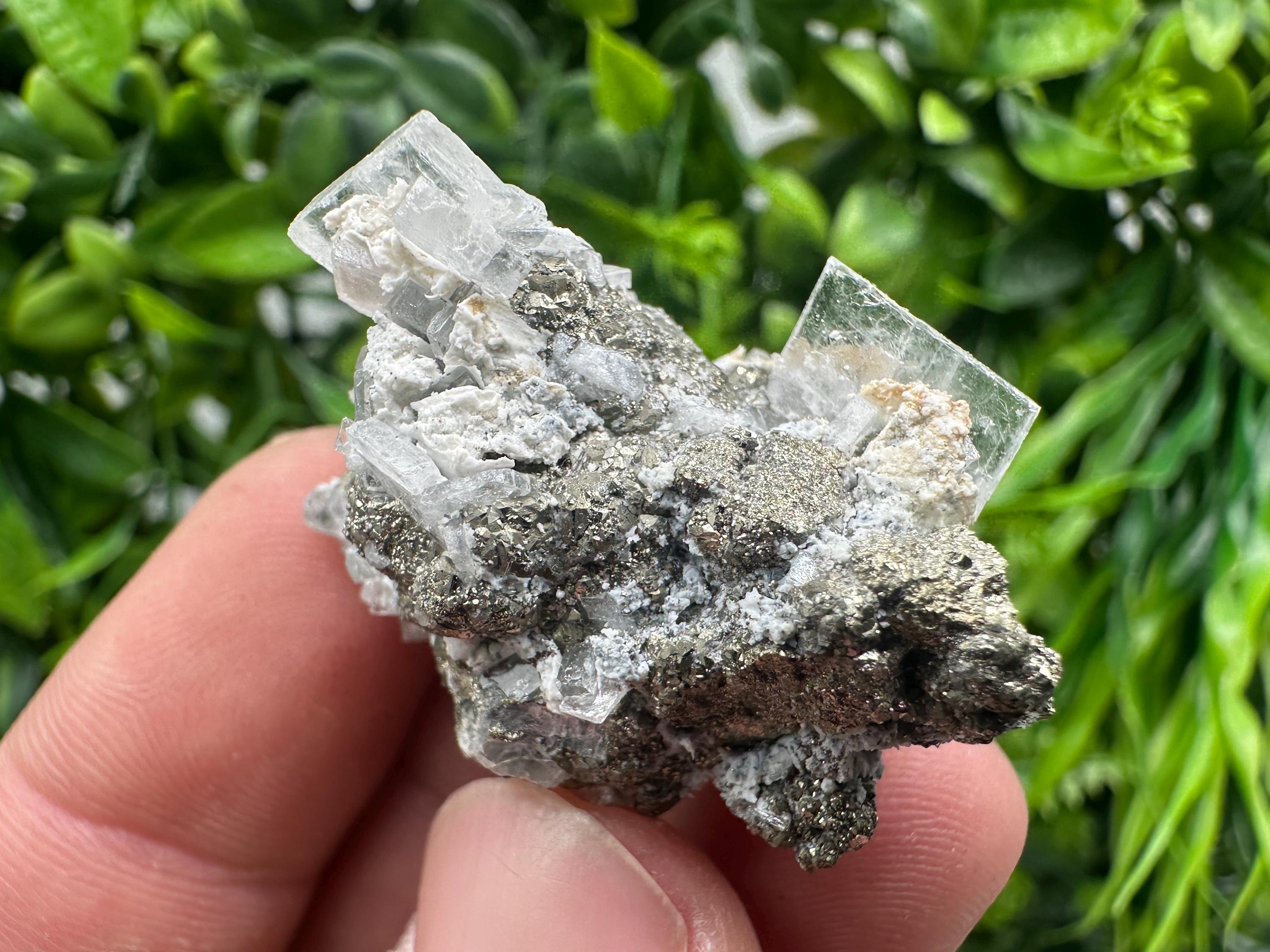 Barite Marcasite Cluster on Chalcedony - Androvo Mine, Bulgaria