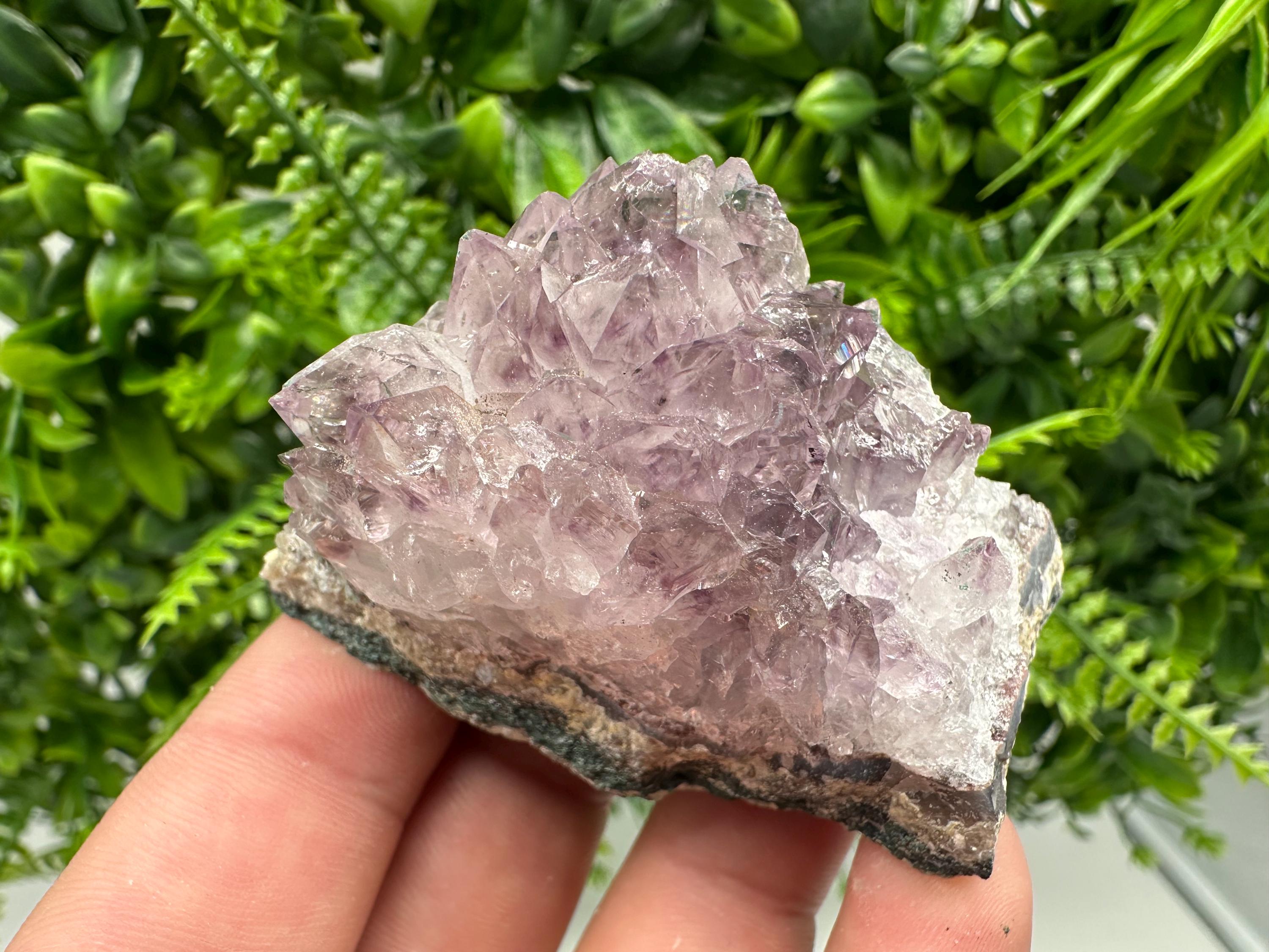 Brazilian Amethyst Crystal Cluster Specimen, Purple Quartz