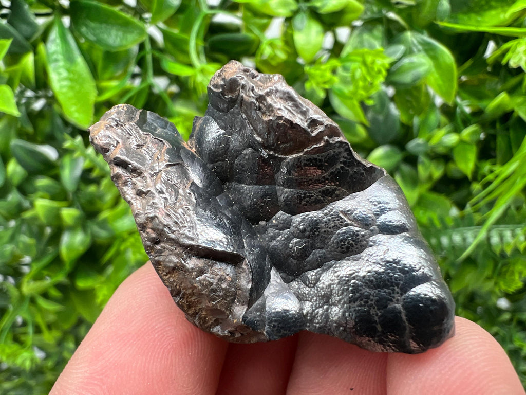 Moroccan Botryoidal Black Hematite Specimen: Chakra Reiki Crystal
