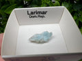 Rare Raw Larimar Crystal Specimen, Dominican Republic Mineral