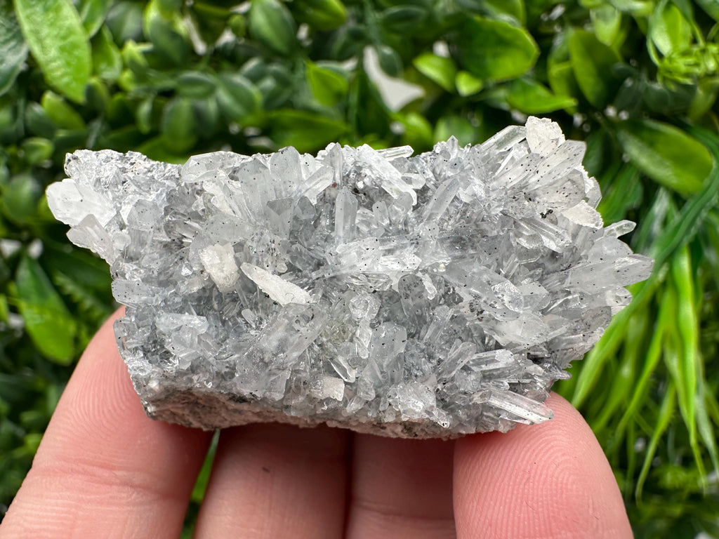 Lovely specimen Green Quartz inclusions Chlorite and Sphalerite/ Natural minerals/ Souvenir crystal gift minerals famous 9th September/Madan