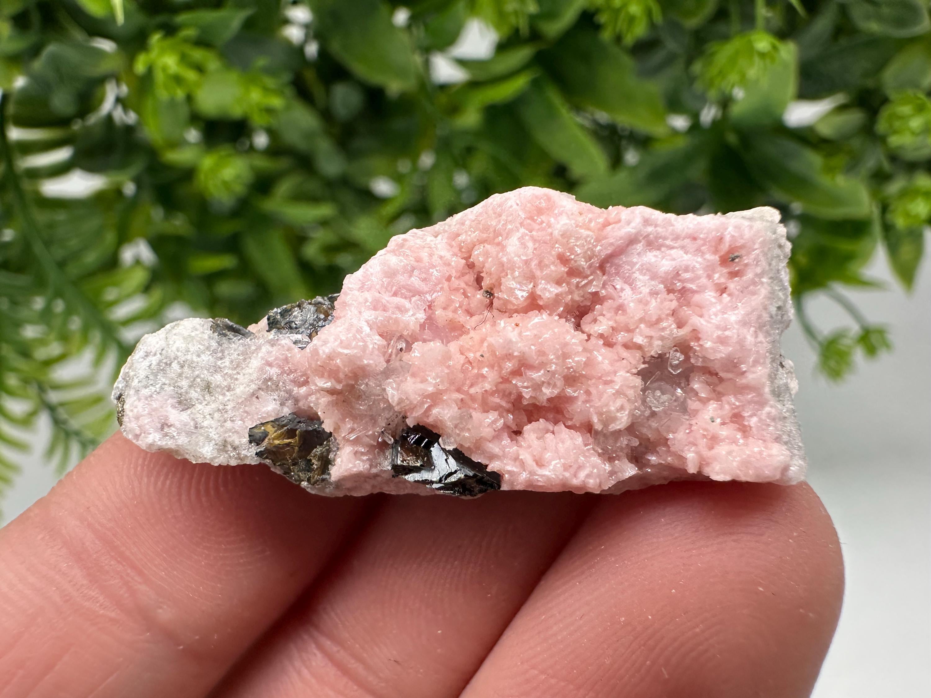 Pink Rhodochrosite Crystal: Starnica Mine, Bulgaria, Home Decor
