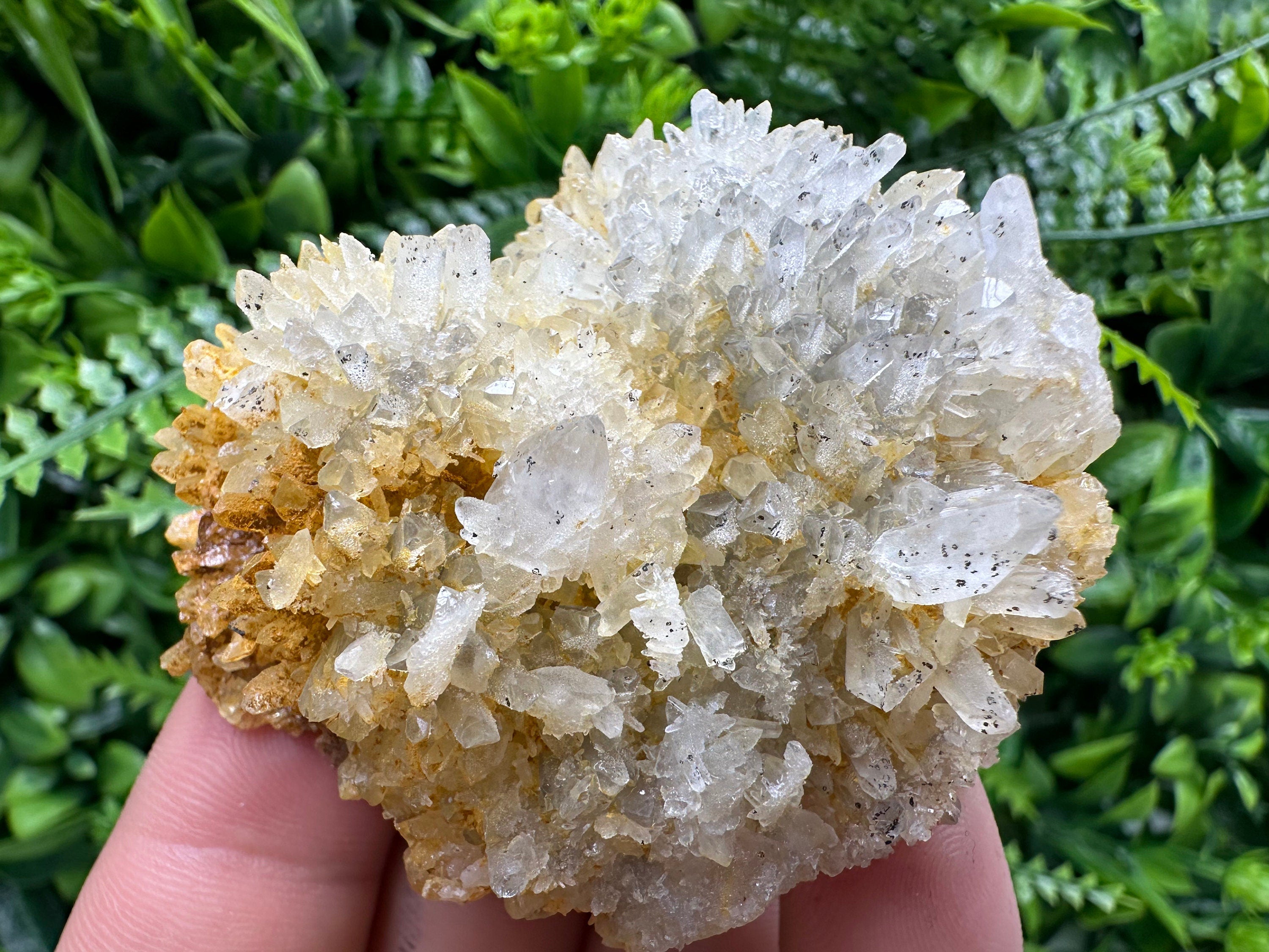 Quartz Cluster with Mineral Inclusions, Bulgaria Crystal Collection
