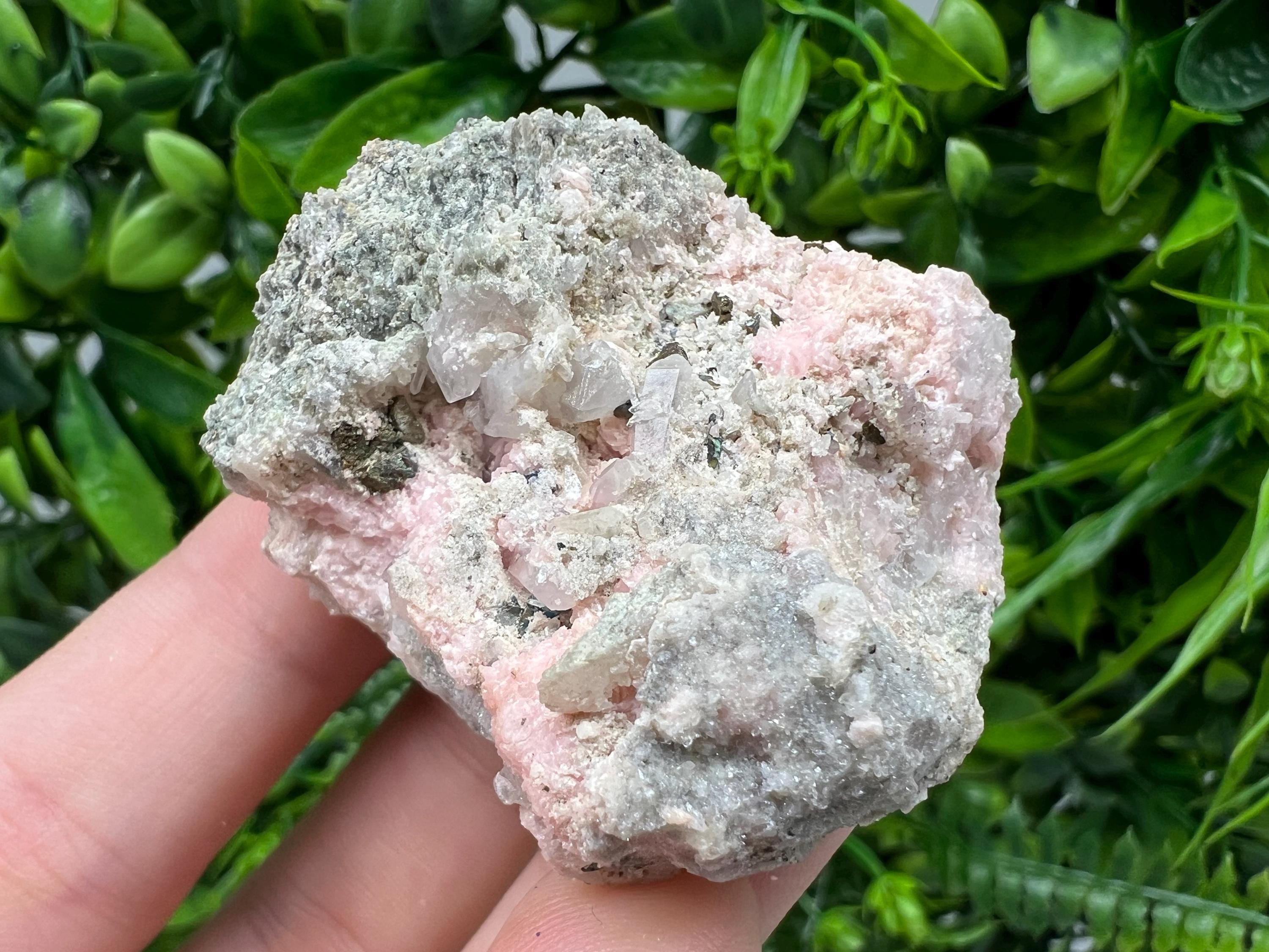 Pink Rhodochrosite Mineral Specimen, Davidcovo Bulgaria