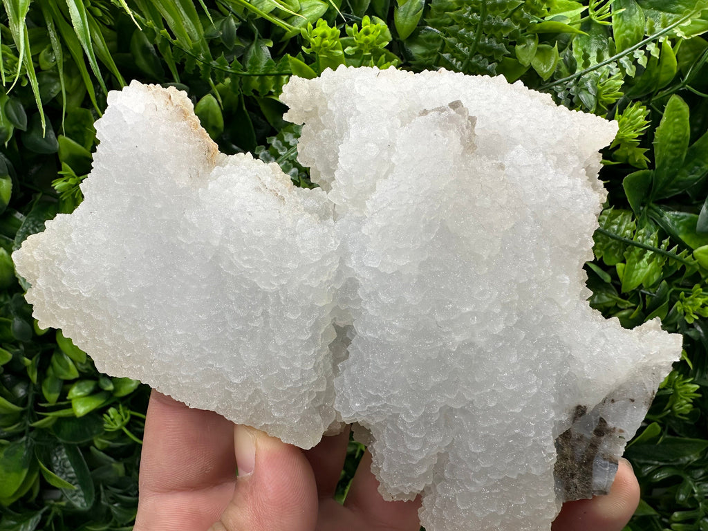 Chalcedony Quartz Cluster with Chlorite - Bulgaria Mineral Specimen