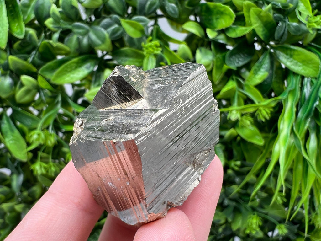 Rare Crystalline Rainbow Pyrite Cluster, Borieva Mine, Bulgaria