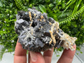 Amazing Galena spinel law on Quartz whit Siderite,from Krushev dol mine,Bulgaria,natural,collection mineral specimen,home decor crystal,souv