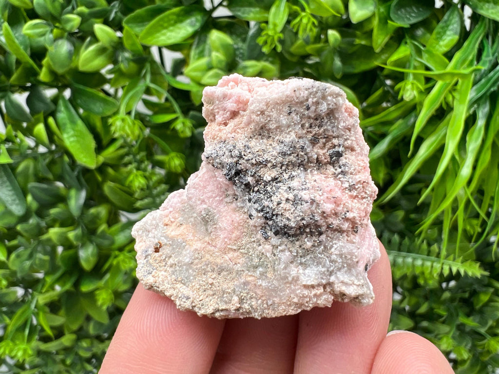 Beautiful Rhodochrosite perfect pink colour Starnica Mine Davidcovo Bulgaria natural minerals souvenir crystal gift home decor stone gift
