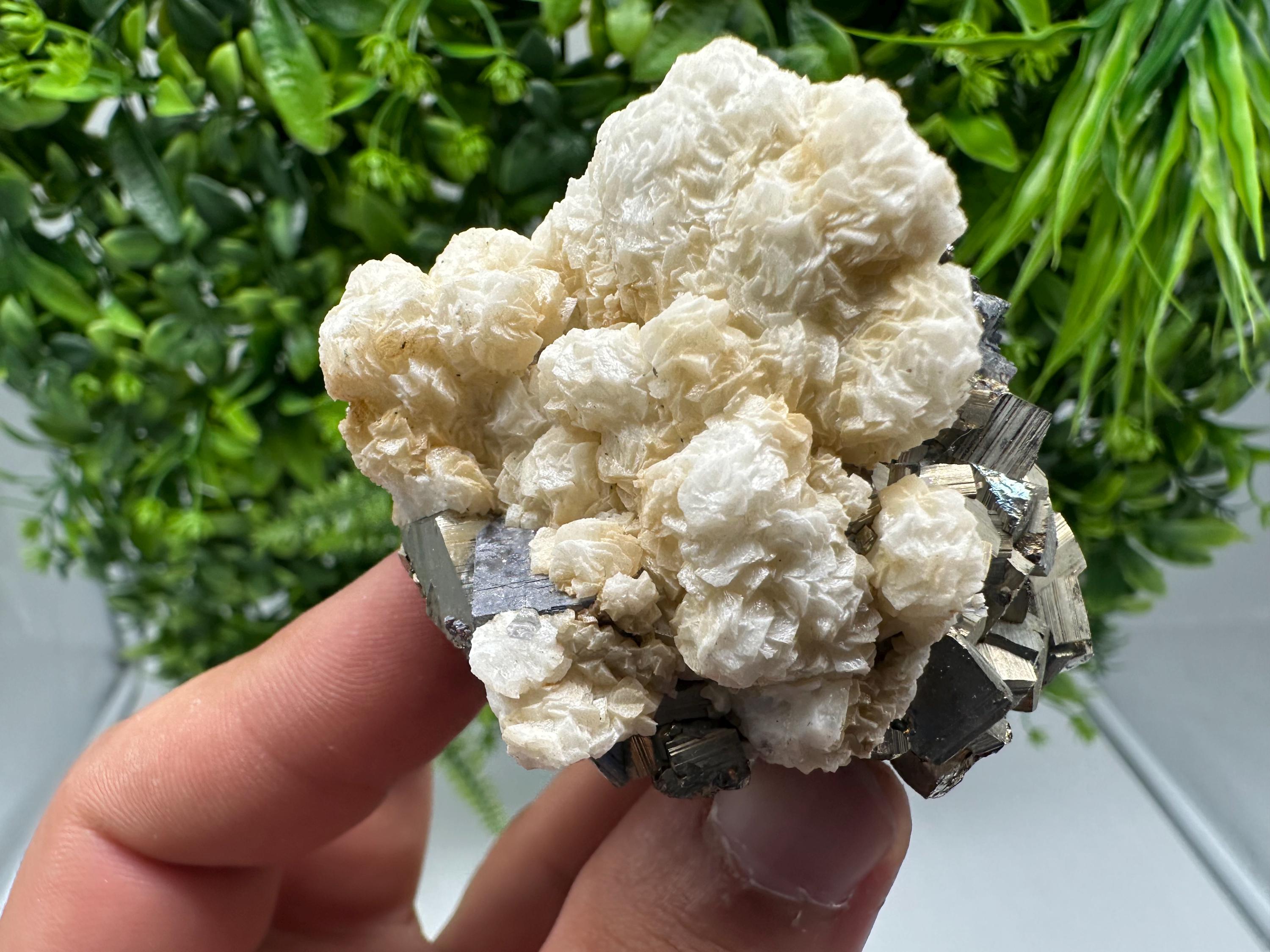 Collecting Mirror Galena,Pyrite on Quartz whit Chlorite,From Borieva mine,Madan,Bulgaria,natural mineral specimen,Home decor stone,Rare cry