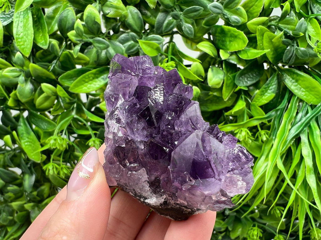 Uruguay Amethyst Crystal: Purple Quartz Home Decor, Energy Stone