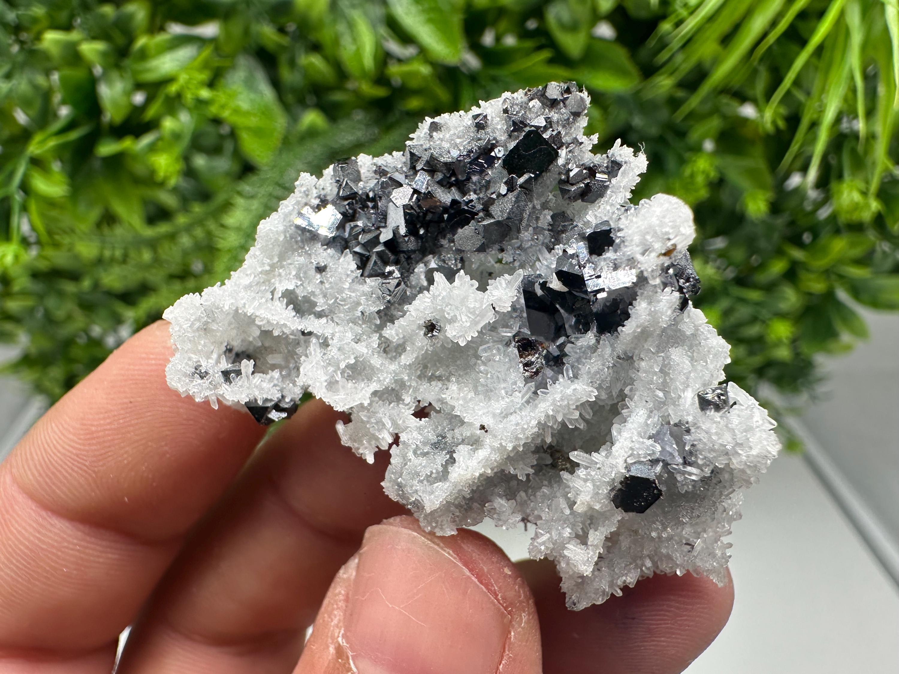 Galena Sphalerite Quartz Mineral Specimen, Krushev Dol Mine
