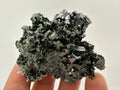 Sphalerite on Quartz Cluster, Natural Mineral Specimen, Home Decor Stone