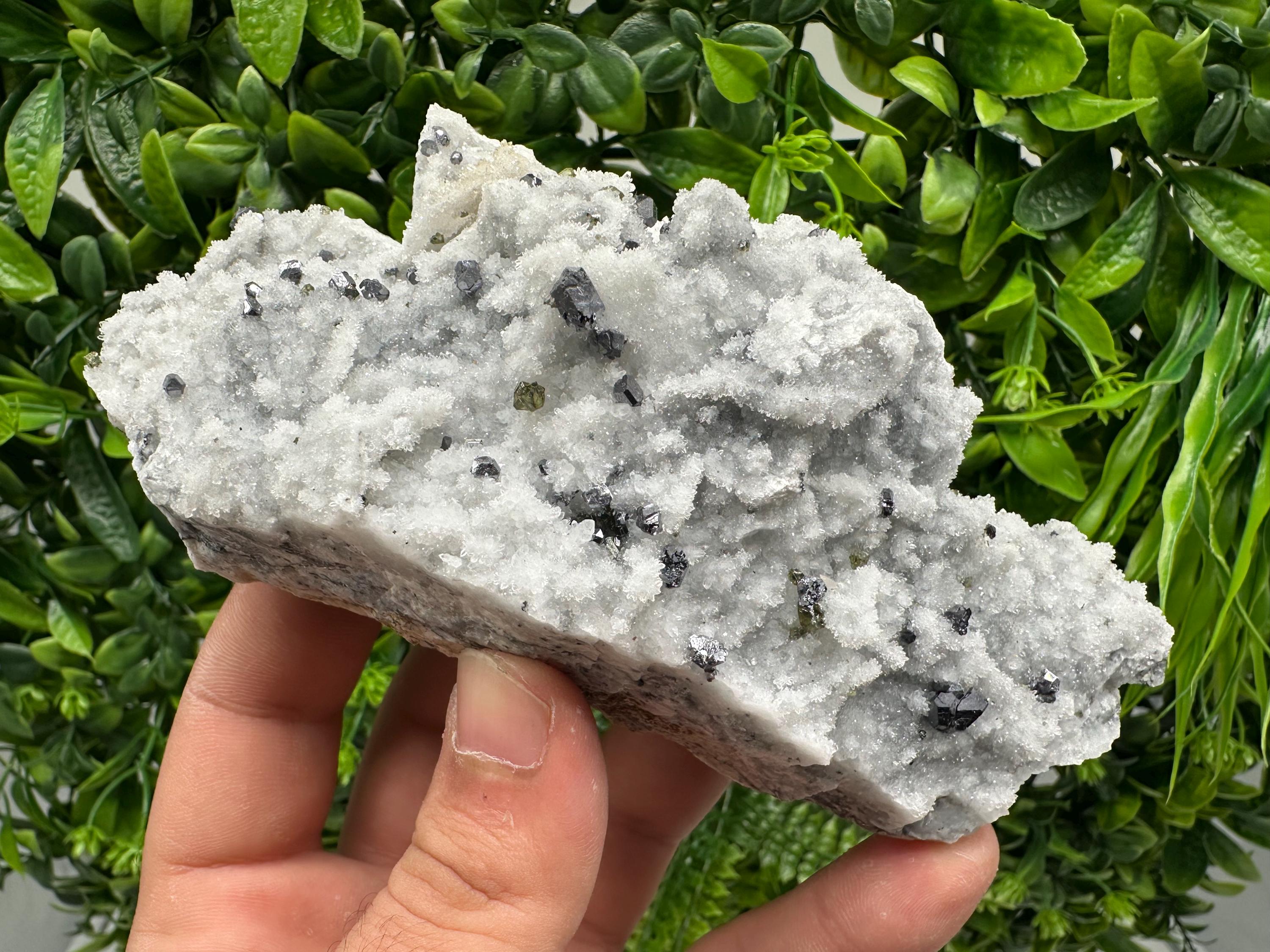 Collection Mirror Galena,GEMY Cleiopfane on Chalcedony,From Krushev dol mine,Madan,Bulgaria,Natural,collection mineral specimen,rare crystal