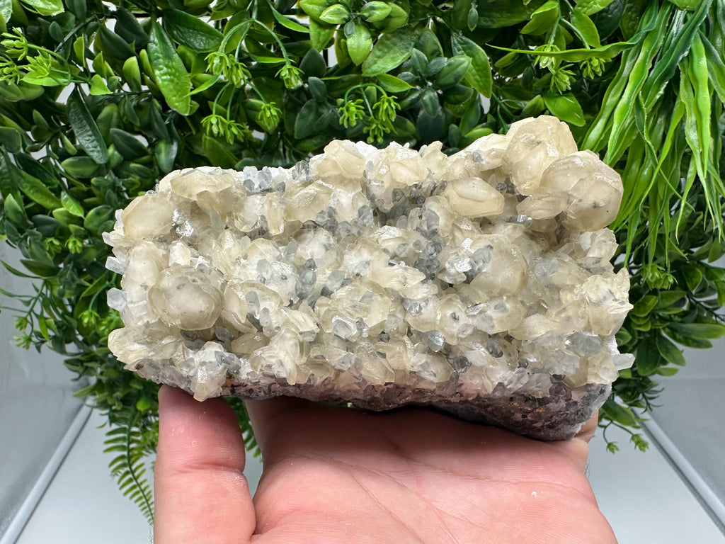 Wonderful Calcite on Quartz from Vurba mine,Madan,Bulgaria,natural,collection mineral specimen,Home decor stone,Gift,Metaphysical item