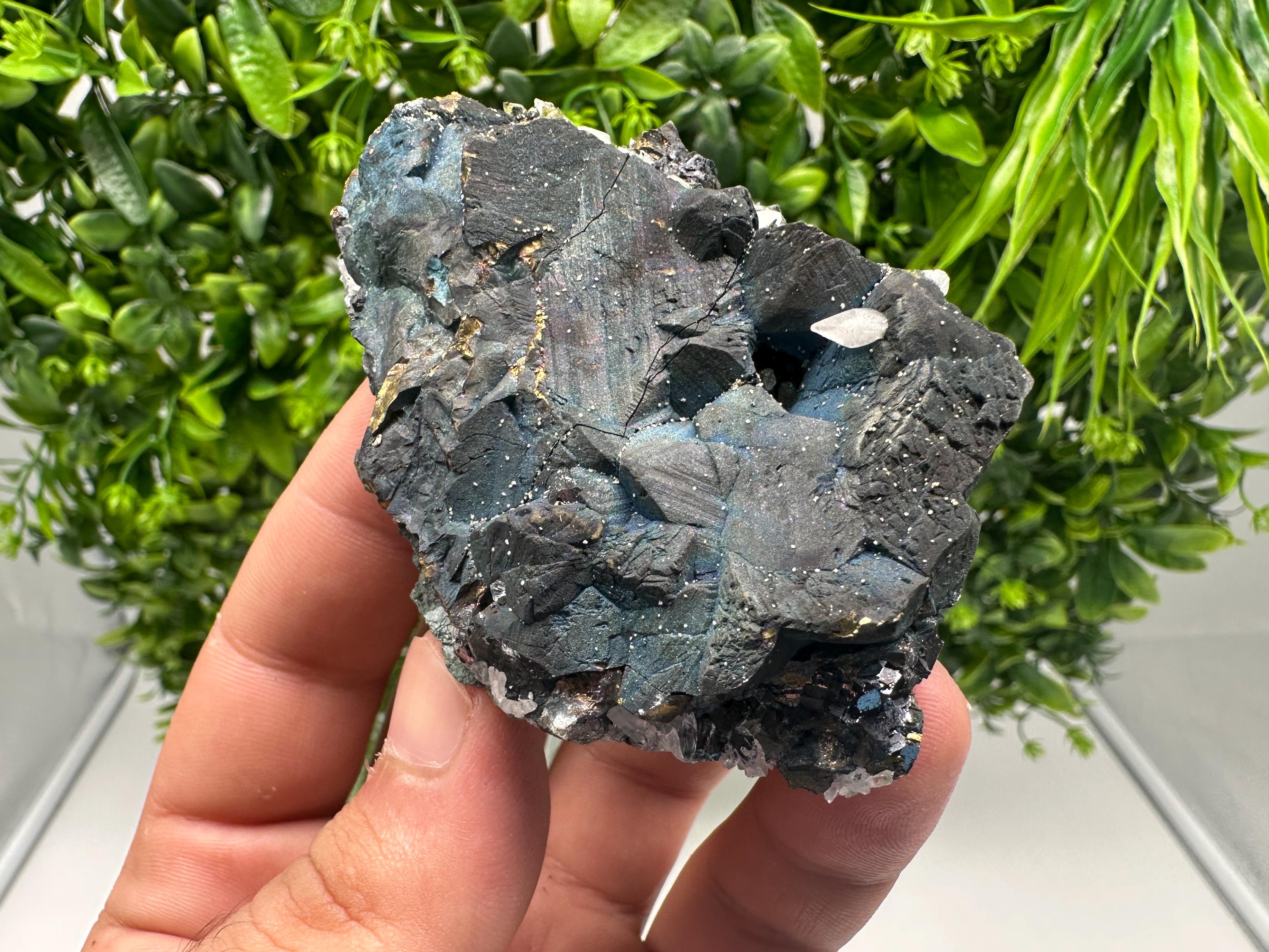 Chalcopyrite Bornite Covelline Mineral Specimen: Djurcovo Mine, Bulgaria