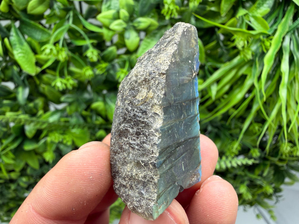 Polished Labradorite Slab: Multifire Crystal Decor