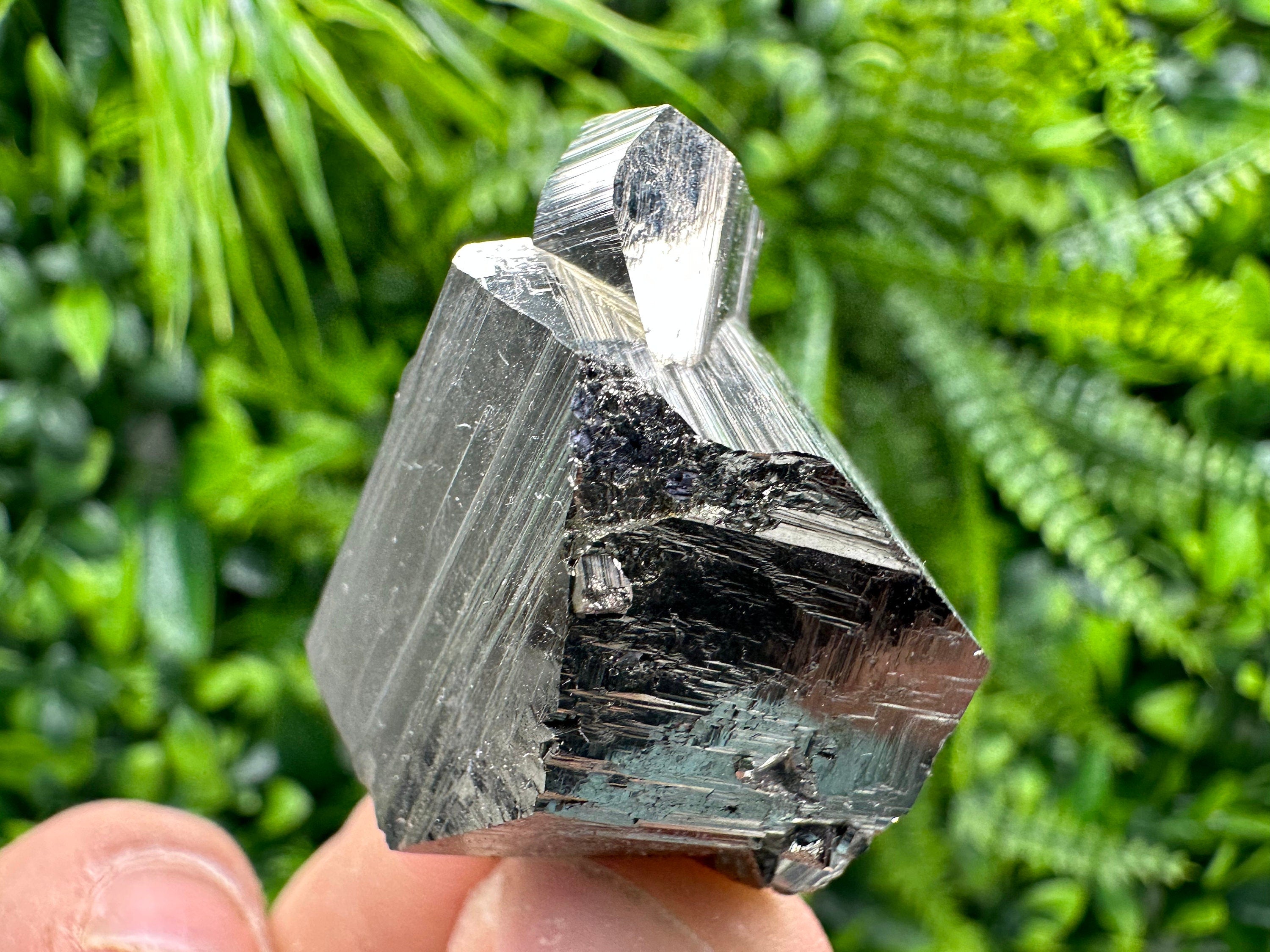 Golden Pyrite Crystal: Shiny Fool's Gold Souvenir from Madan Bulgaria