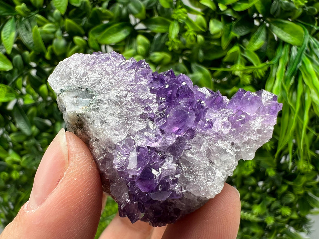 Uruguay Amethyst Crystal: Purple Quartz Phantom - Home Decor