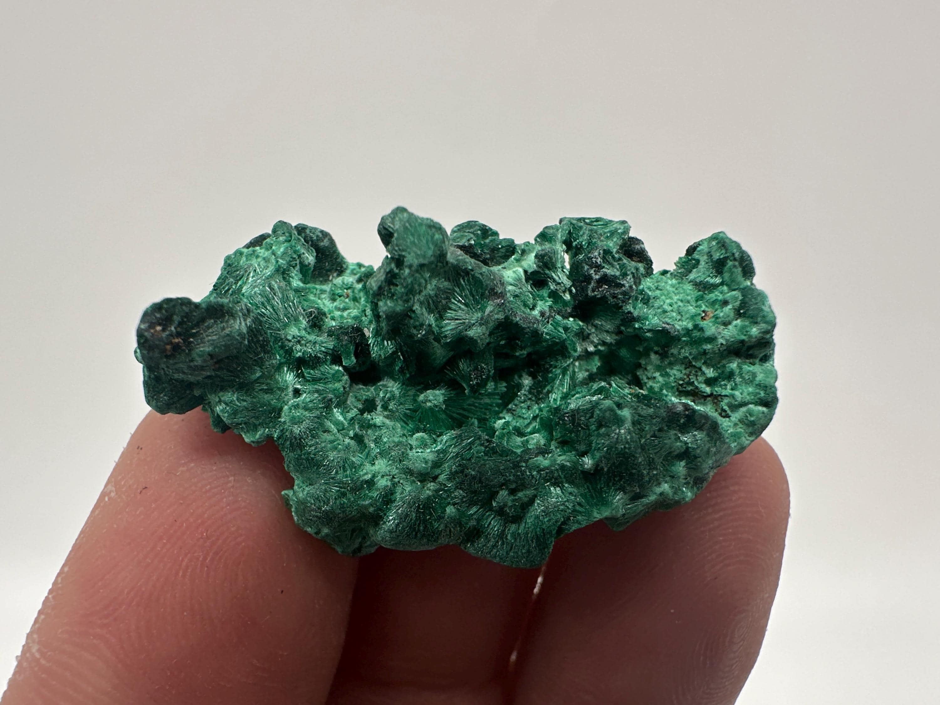 Green Polished Malachite Crystal, Congo Minerals Specimen