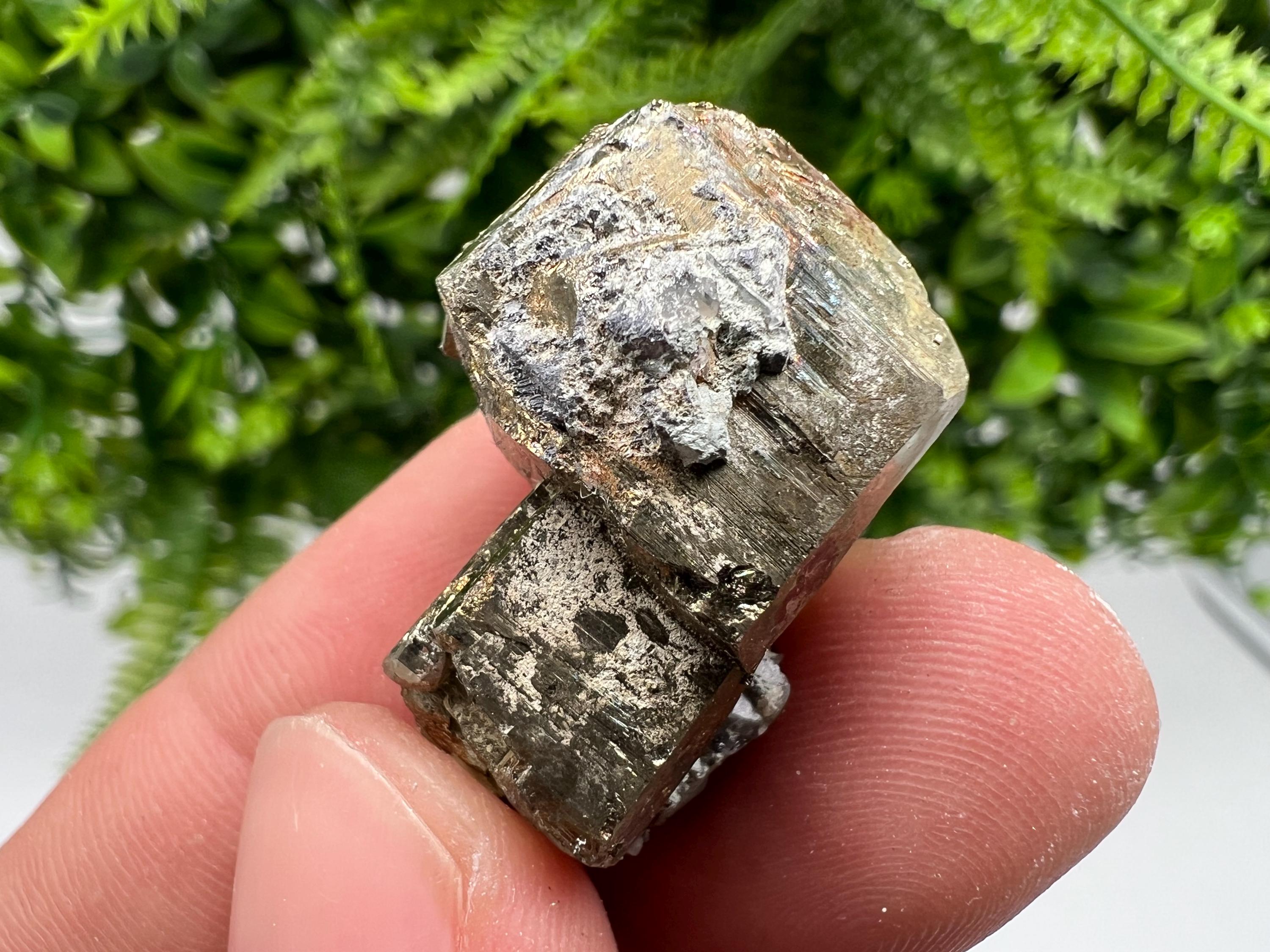 Rainbow Pyrite Hematite Cluster, Borieva Mine, Bulgaria