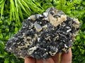 Galena, Calcite, and Sphalerite Mineral Specimen: Borieva Mine, Bulgaria