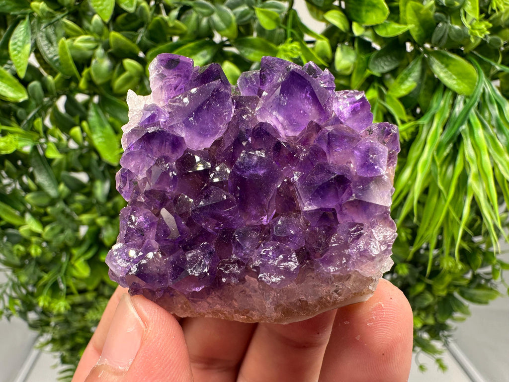Uruguay Amethyst Cluster, Purple Quartz Crystal, Home Decor