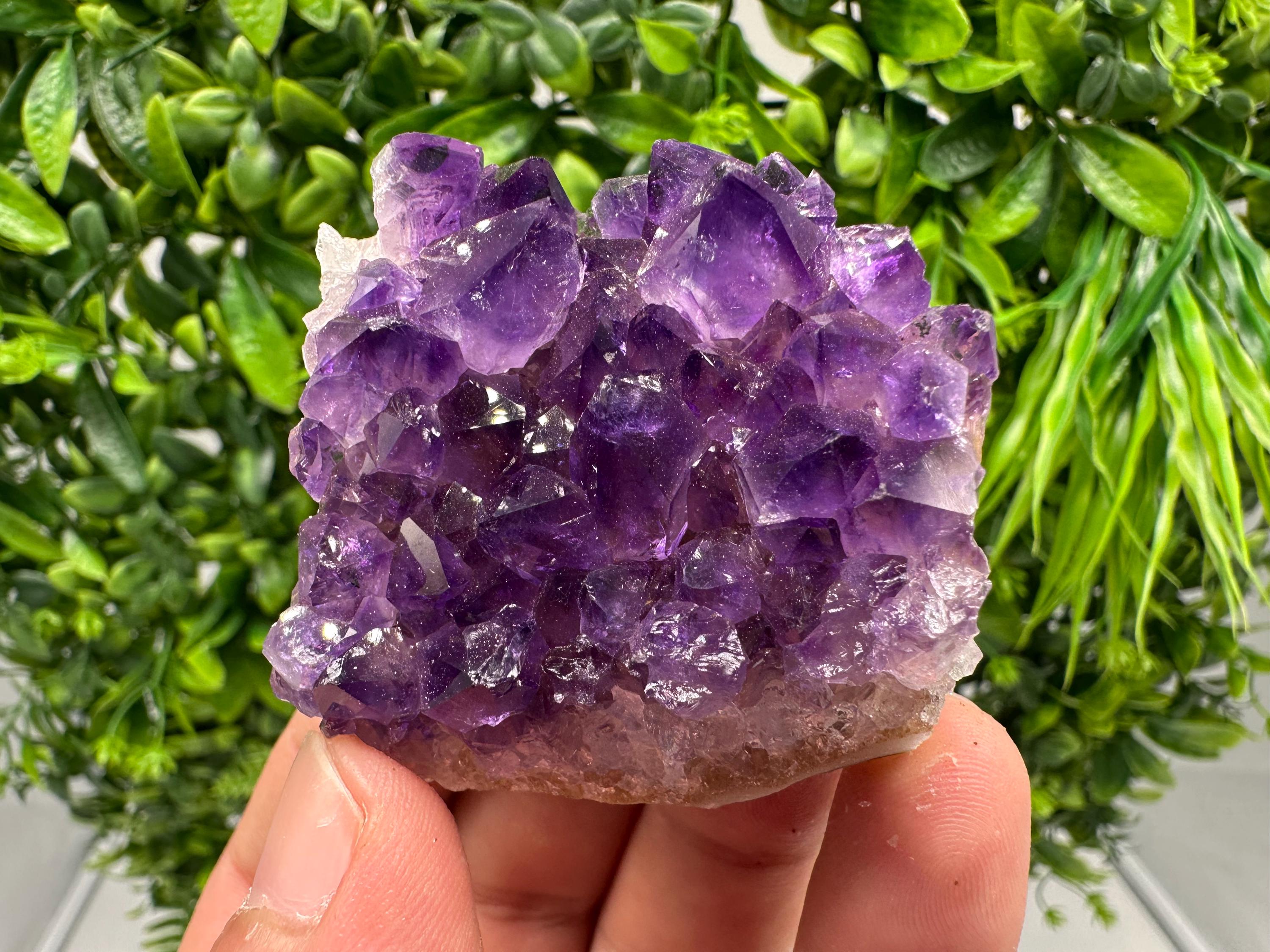 Uruguay Amethyst Cluster, Purple Quartz Crystal, Home Decor