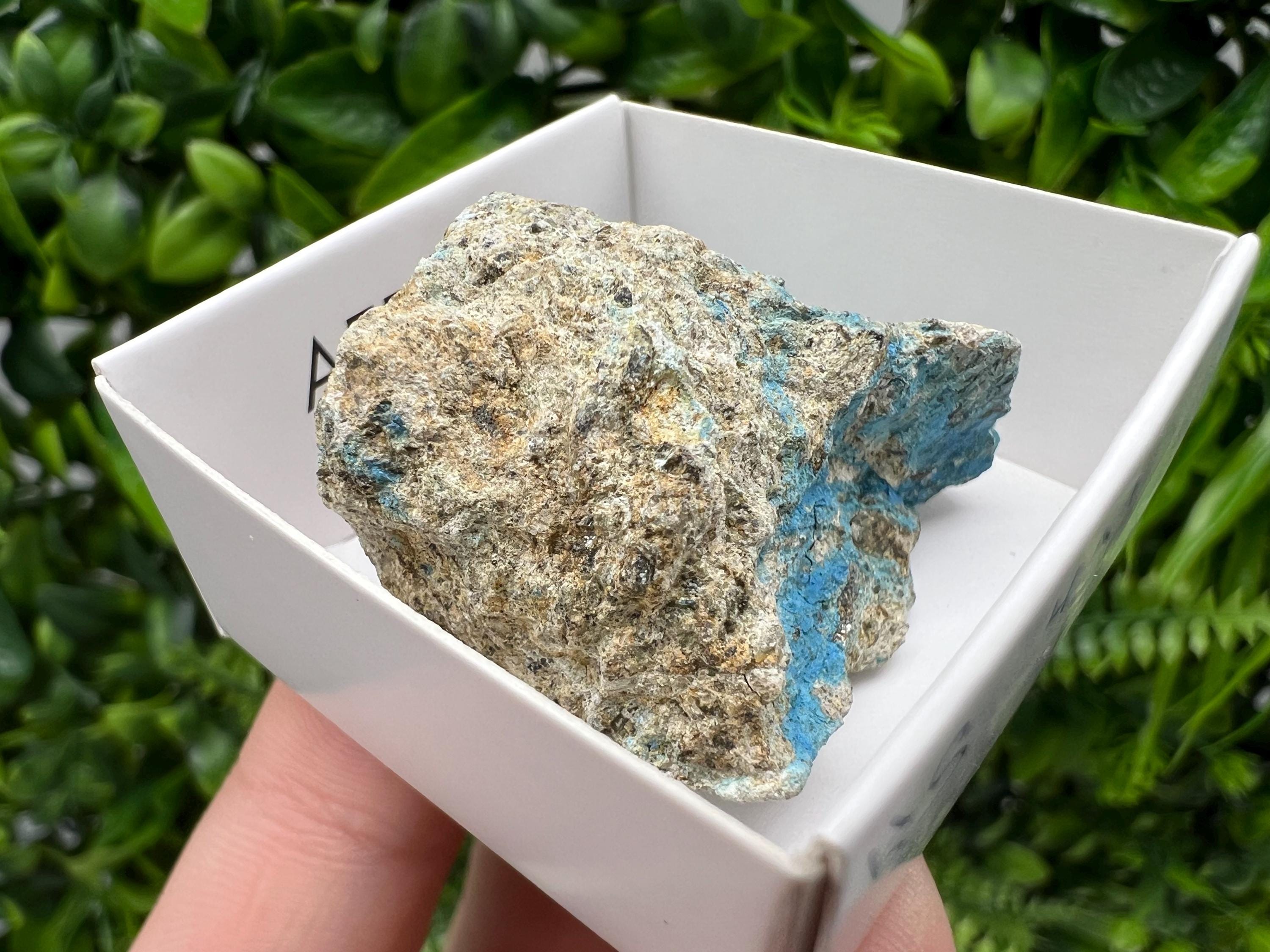 Rare Raw Aerinite Mineral Specimen: Collection Crystal from Lleida, Spain (3.5/3.5cm)