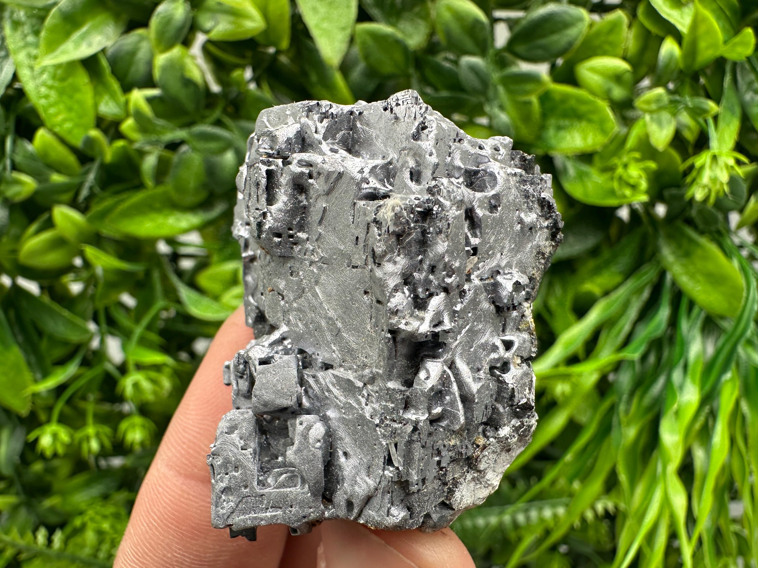 Skeletal Galena on Sphalerite, Bulgarian Crystal Mineral Specimen
