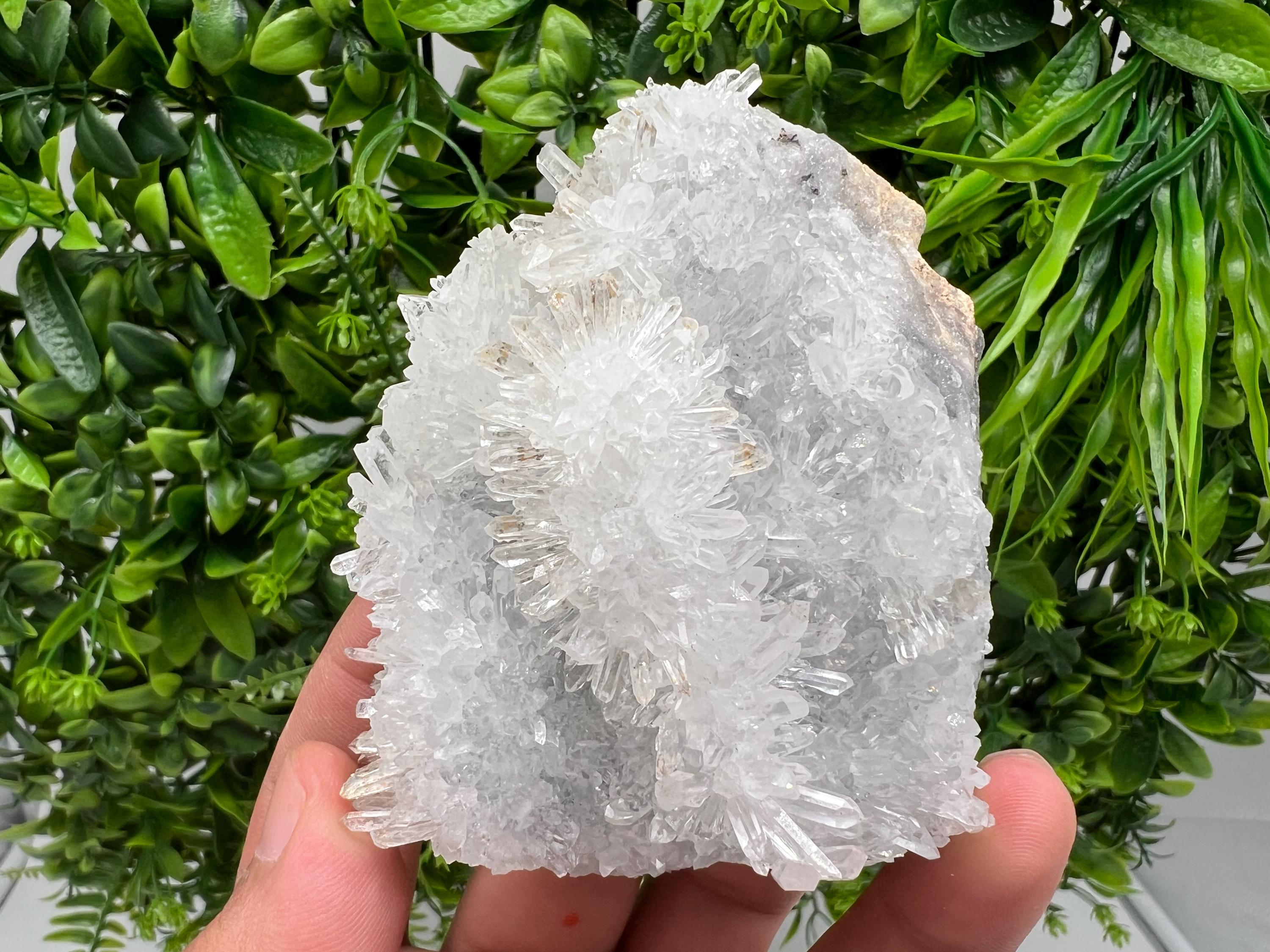 Wonderful Transparent Quartz on Chlorite Matrix,From Borieva mine,Madan,Bulgaria,Quartz,Quartz crystal,mineral specimen,collection quartz