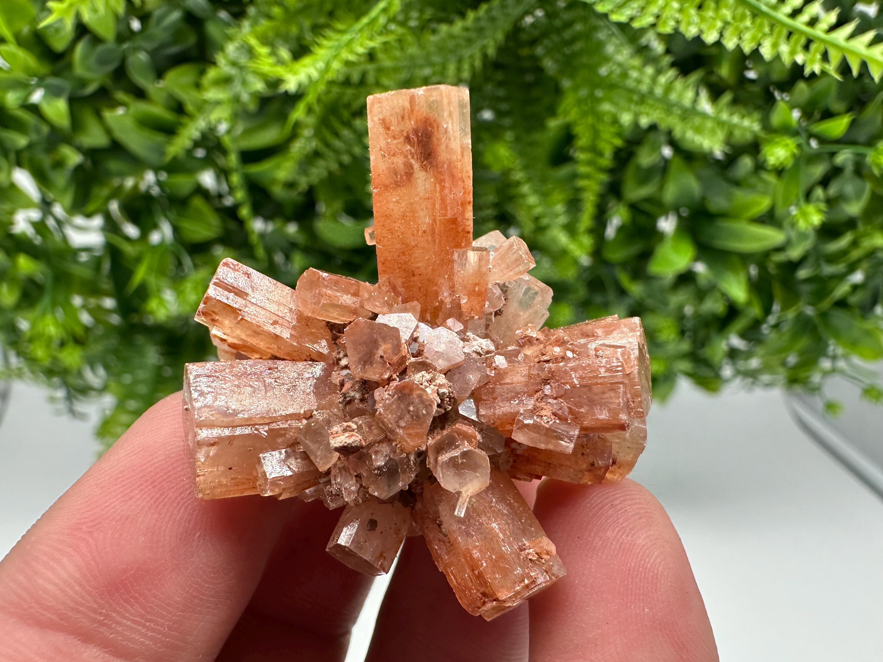 Moroccan Aragonite Sputnik Crystal Cluster: Raw Stone Decor