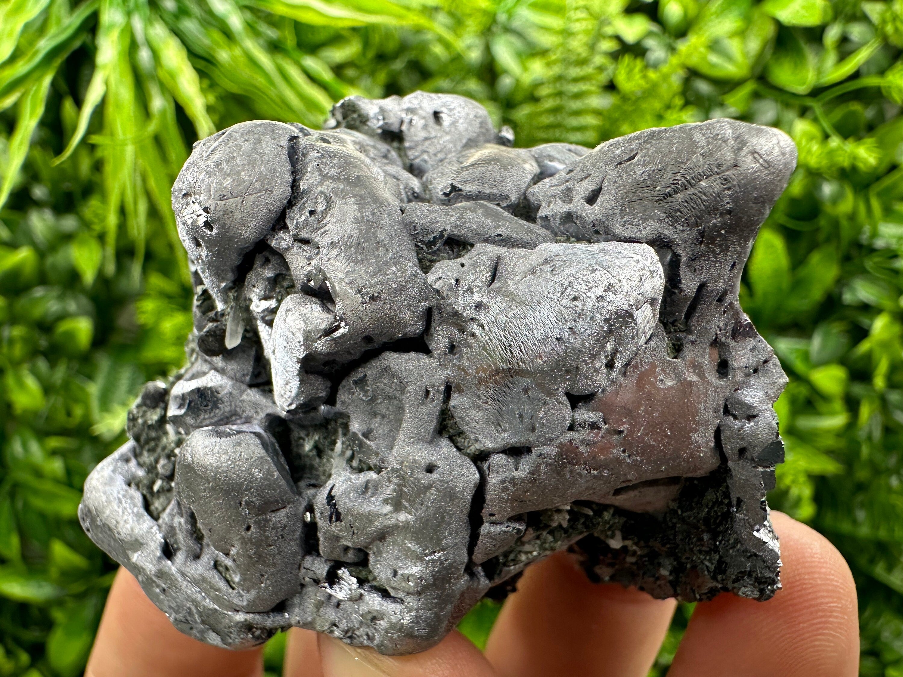 Galena on Sphalerite and Quartz: Borieva Mine Crystal Decor