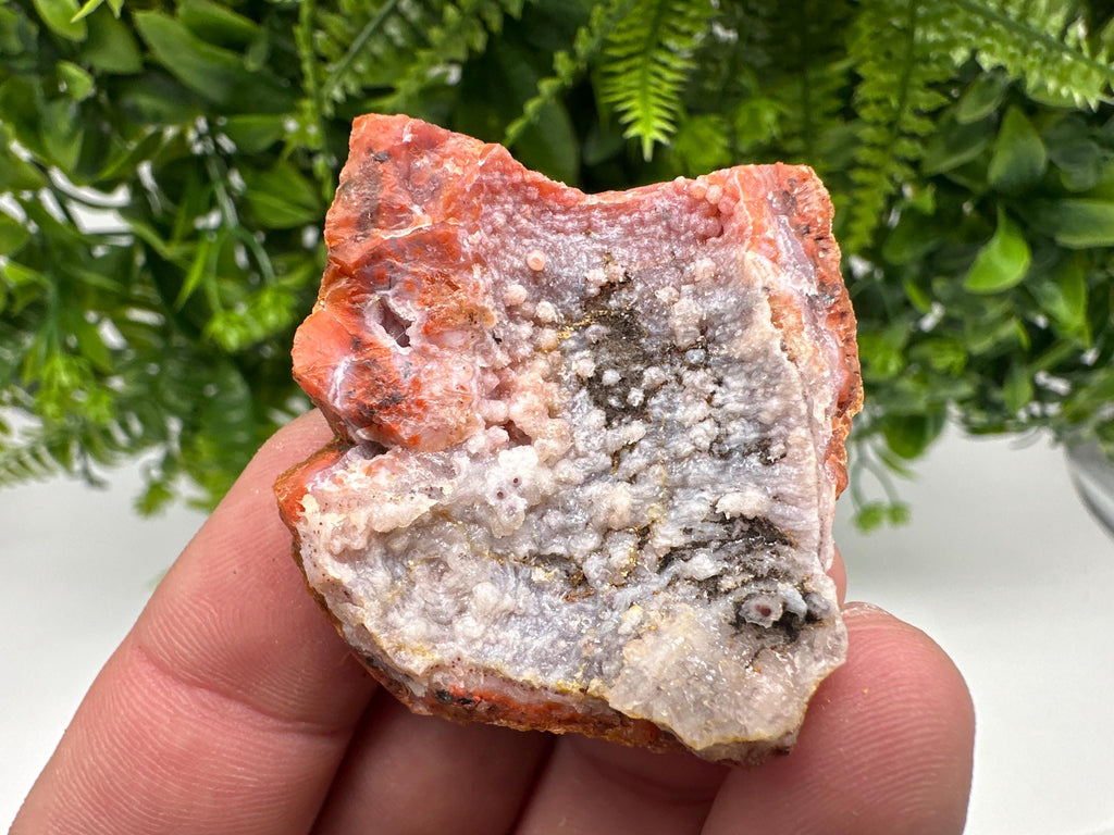 Red Chalcedony Crystal, Morocco Mineral Specimen, Souvenir Gift